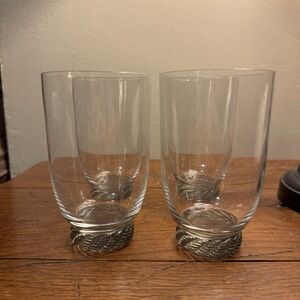 Villeroy & Boch Montauk 19‎ Oz Glass Highball Tumblers Sand- Set Of 4